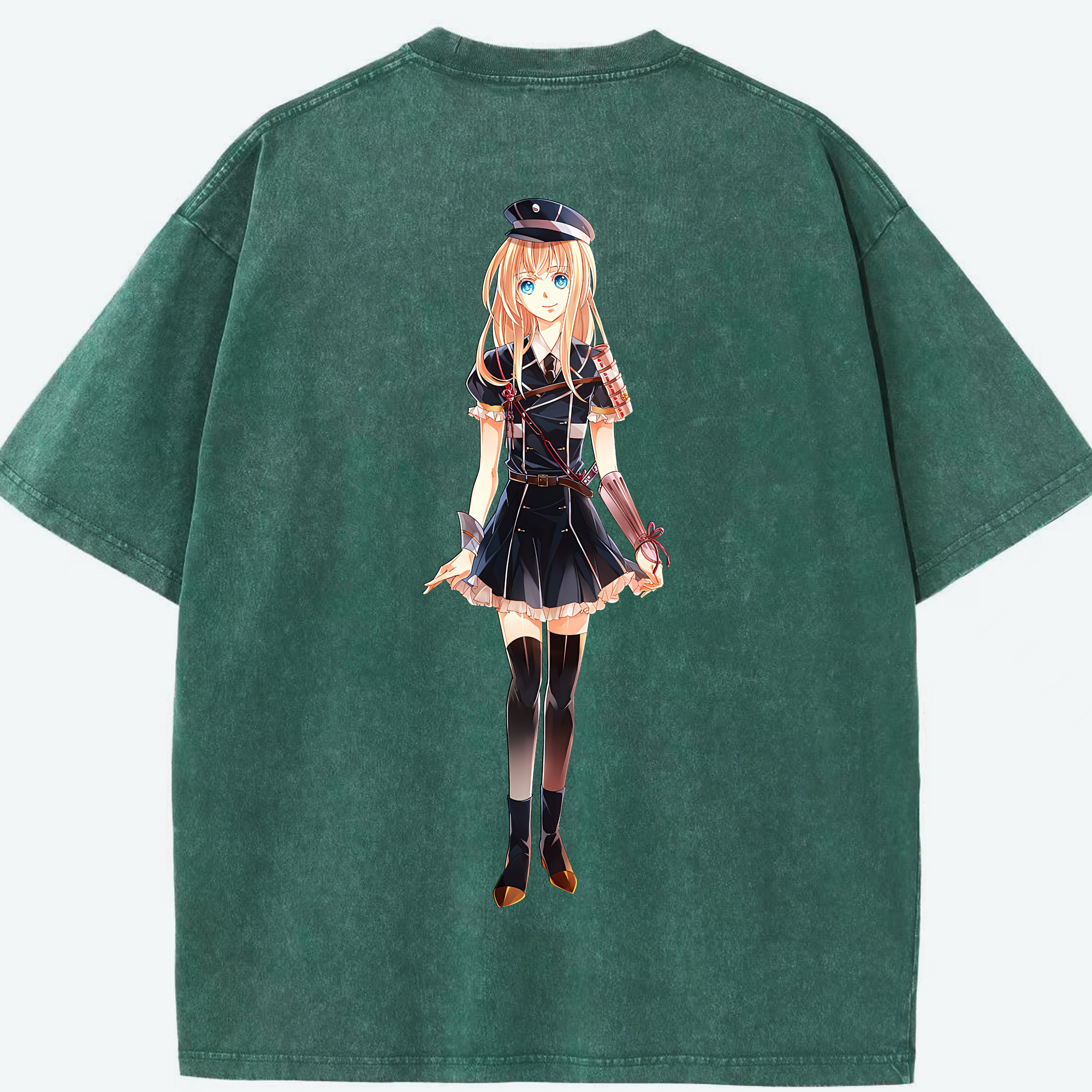 （画像用） 刀剣乱舞 Touken Ranbu 綿100% ヴィンテージ風 半袖Tシャツ（背面プリント）